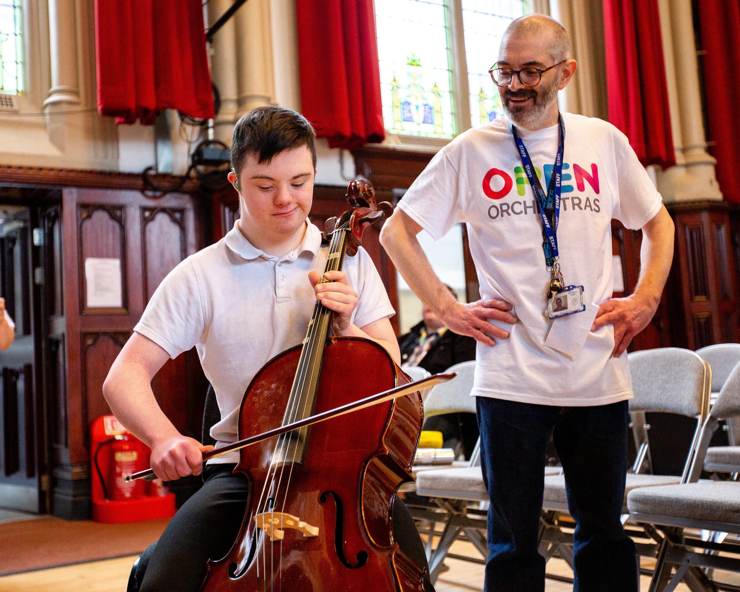 Open Orchestras tutor and music leader